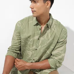 The Roadster Life Co. Pure Cotton Printed Relaxed Fit Casual Shirt-picture-19