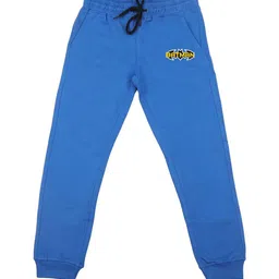 Batman Boys Blue Solid Slim Fit Joggers-picture-21
