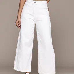 Roadster Flared High-Rise Pure Cotton Jeans-picture-38