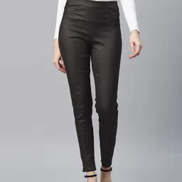 Marks & Spencer Women Coated High Waisted Treggings-picture-35
