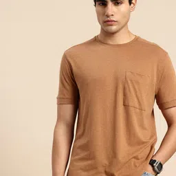 United Colors of Benetton Cotton Linen Pocket T-shirt-picture-30