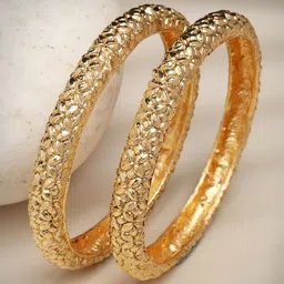 Anouk Women Set of 2 Gold Plated Bangles-picture-56