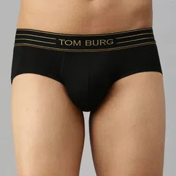 TOM BURG Men Pack Of 3 Solid Basic Briefs 3030-picture-38