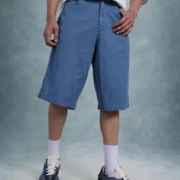 The Roadster Life Co. Men Baggy Fit Skater Shorts-picture-16