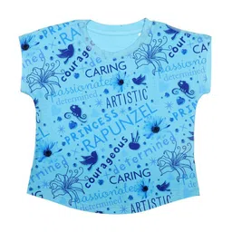 Disney by Wear Your Mind Girls Blue Princess  Printed Top-picture-44