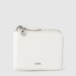 MANGO Women Croc Textured Zip Around Wallet-image-78