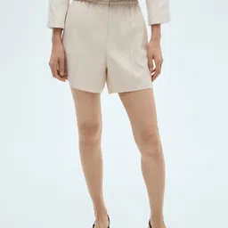 MANGO Women Pintuck Detailed Straight Shorts-picture-11