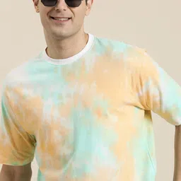 HERE&NOW Dyed Drop-Shoulder Sleeves Pure Cotton T-shirt-picture-25