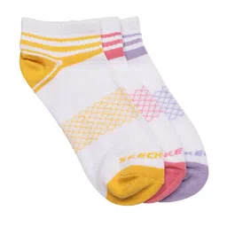 Skechers Women Set of 3 Patterned Ankle Length Socks-picture-16