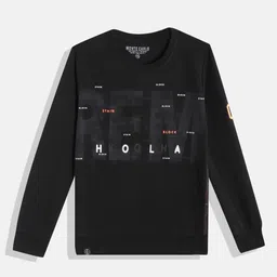 Monte Carlo Boys Black & White Typography Printed Sweatshirt-picture-42