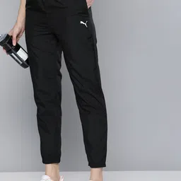 Puma Women Dry Cell Solid Mid Rise Active Woven Outdoor Joggers-picture-43