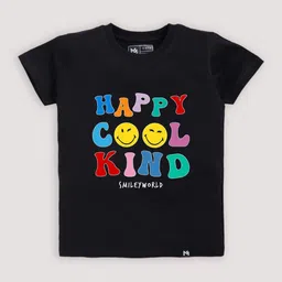 YK X Minute Mirth Boys Typography Printed Pure Cotton T-shirt-picture-19
