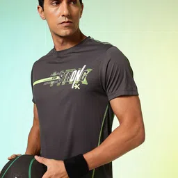 HRX by Hrithik Roshan Typography Print Training T-shirt-picture-32