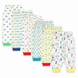 Bodycare Kids Infants Pack Of 6 Assorted Mid Rise Joggers-picture-54