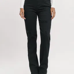 FREAKINS Women Slim Fit High-Rise Low Distress Jeans-image-95