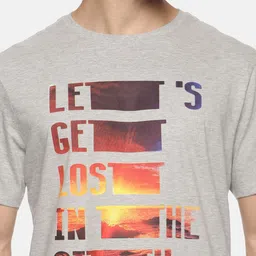 bollti Typography Printed Round Neck Cotton T-shirt image 3