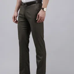 Arrow Men Original Textured Tapered Fit Trousers image 2