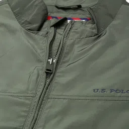 U.S. Polo Assn. windcheater Solid Bomber Jacket image 5