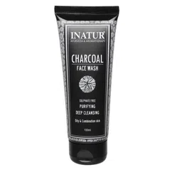 Inatur Combo of 2 Vegan Purifying Deep Cleansing Charcoal Face Wash - 100 ml image 3