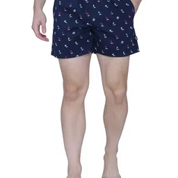 RENZ Pack of 2 Printed Cotton Boxers-RBX3018_M image 3