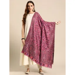 Sangria Women Ethnic Motifs Wool Blend Shawl image 2