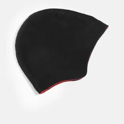 Roadster Unisex Black Solid Beanie image 3