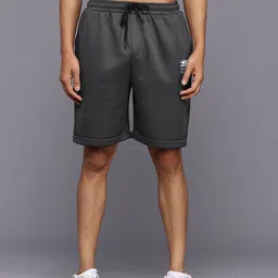 HRX by Hrithik Roshan Men Typography Printed Outdoor Sports Shorts image 2