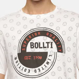 bollti Typography Printed Pure Cotton T-shirt image 5