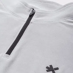 HRX by Hrithik Roshan Mock Neck Rapid Dry Boxy Jacket with Half Zipper image 2