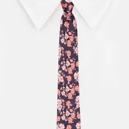 Tossido Multicoloured Floarl Printed Broad Necktie image 4