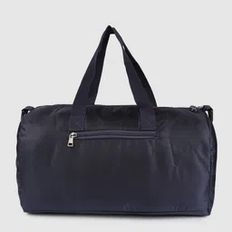 Tommy Hilfiger Unisex Navy Blue & Red Duffel Bag image 3