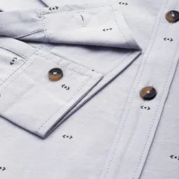 R.Code by The Roadster Life Co. Geometric Printed Casual Shirt image 3