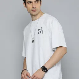 R.Code by The Roadster Life Co. Men Brand Logo Printed T-shirt image 3
