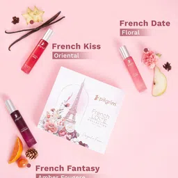 Pilgrim French Set Of 3 Date-Kiss-Fantasy Eau De Parfum - 18ml Each image 3