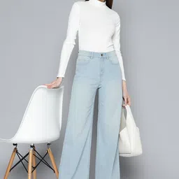 Chemistry Women Wide Leg Stretchable Jeans-image-59