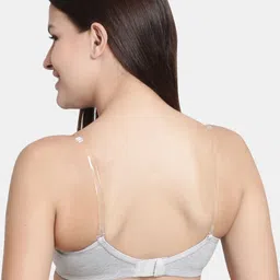 Floret Pack of 2 Solid Non-Wired Lightly Padded T-shirt Bras F20560 image 5