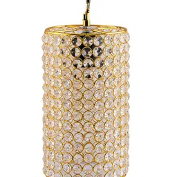 Homesake Gold-Toned Self Design Hanging Light image 5