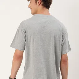 Mast & Harbour Men Drop-Shoulder Sleeves Bio Finish T-shirt image 4