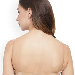 Floret Pack Of 2 Black & Beige Solid Non-Wired Lightly Padded T-shirt Bra image 2