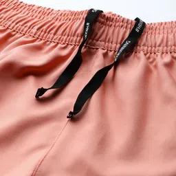 HRX By Hrithik Roshan Women Rose Dawn Solid Regular Fit Mid-Rise Rapid-Dry Antimicrobial Running Shorts image 5