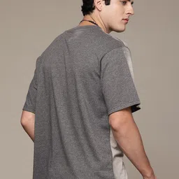 R.Code by The Roadster Life Co. Ombre Printed Relaxed Fit T-shirt image 4