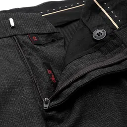 Raymond Men Textured Slim Fit Formal Trousers image 2