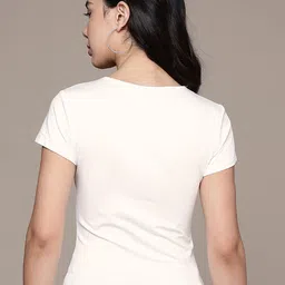 The Roadster Life Co. Typography Printed Crop Top image 3