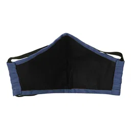 VASTRAMAY Unisex Pack Of 3 Solid Reusable 3-Ply Cloth Masks image 5