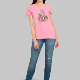 CHOZI Pack of 2 Graphic Printed Cotton T-shirt image 4