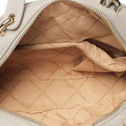 Lino Perros Taupe Solid Handheld Bag image 5