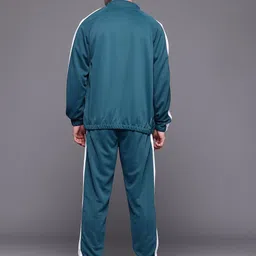 HRX by Hrithik Roshan Brand Logo Printed Rapid-Dry Running Zip-Up Tracksuit image 4