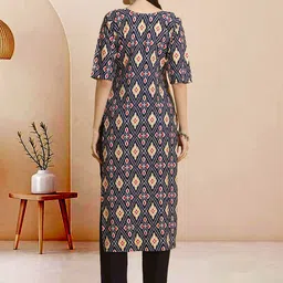Moda Rapido Pack of 2 Printed Straight Kurta with Trousers image 2