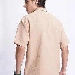 glitchez Textured Twist Oversized Shirt image 2