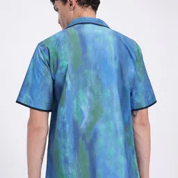 glitchez Chill & Thrill Dyed Poplin Regular Fit Shirt image 4